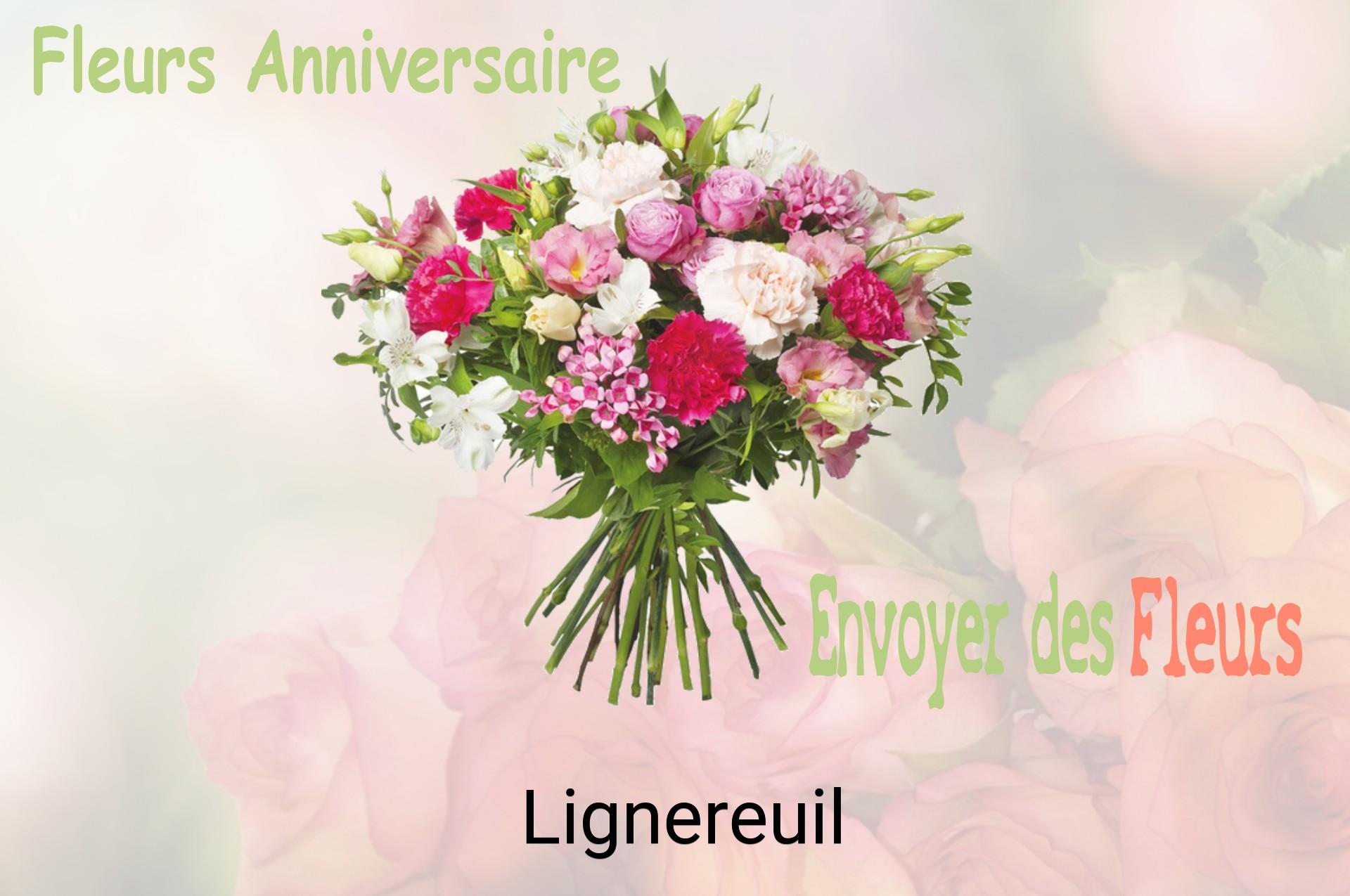 Bouquet de fleurs d’anniversaire livré à Lignereuil
